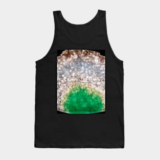 Splash of green agate Tank Top